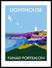 Load image into Gallery viewer, Fanad Lighthouse Portsalon Vintage Print
