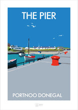 Load image into Gallery viewer, The Pier Portnoo Vintage Print
